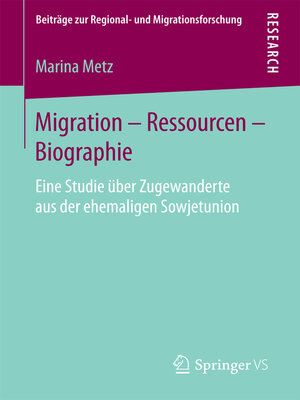 cover image of Migration – Ressourcen – Biographie